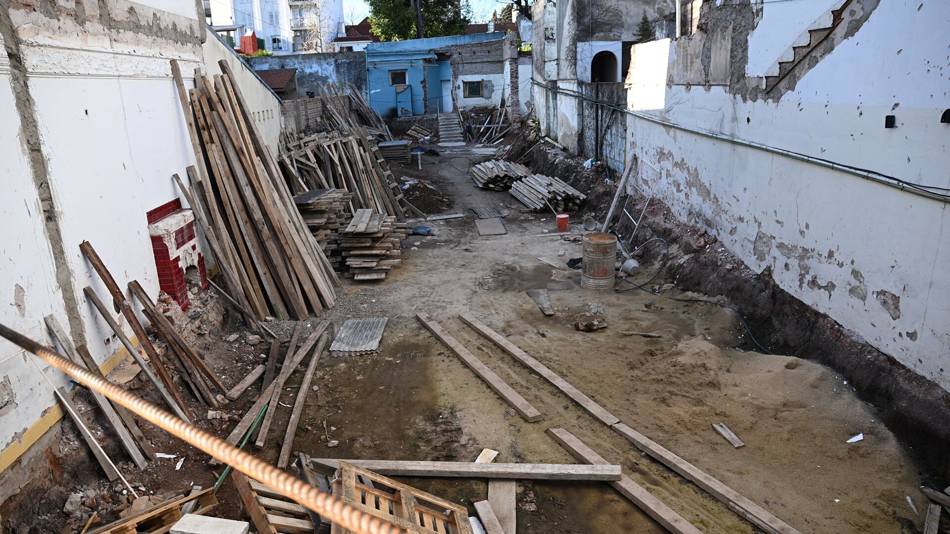 El lugar donde fueron hallados los restos (Maximiliano Luna)