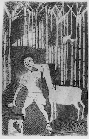 Ilustración del libro “Menino de