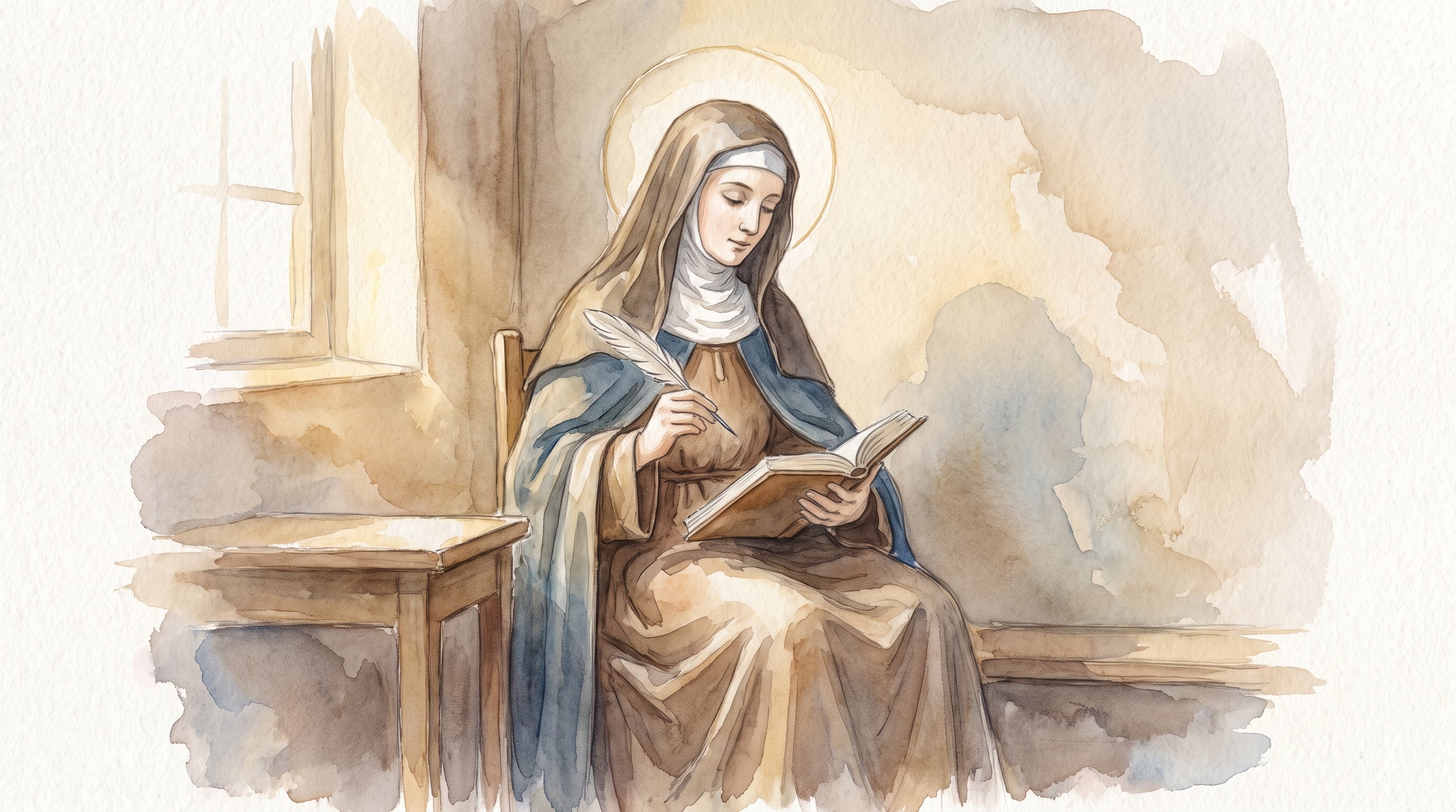 La artista monástica ilustró su propio breviario con cerca de mil imágenes de santos y elaboró pinturas como la Madonna del Pomo - (Imagen Ilustrativa Infobae)