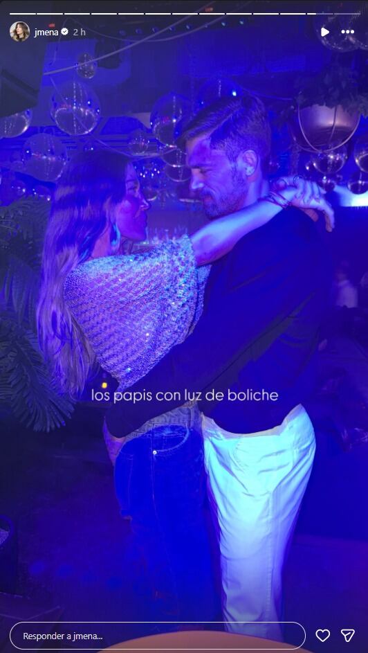 Jimena y Matías tuvieron una noche para ellos solos (Instagram)