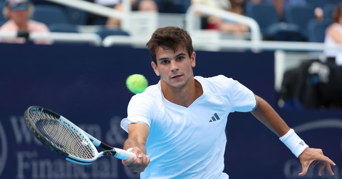 Photo: infobae.com Rafa Jódar eliminated by Valentin Vacherot in Basel