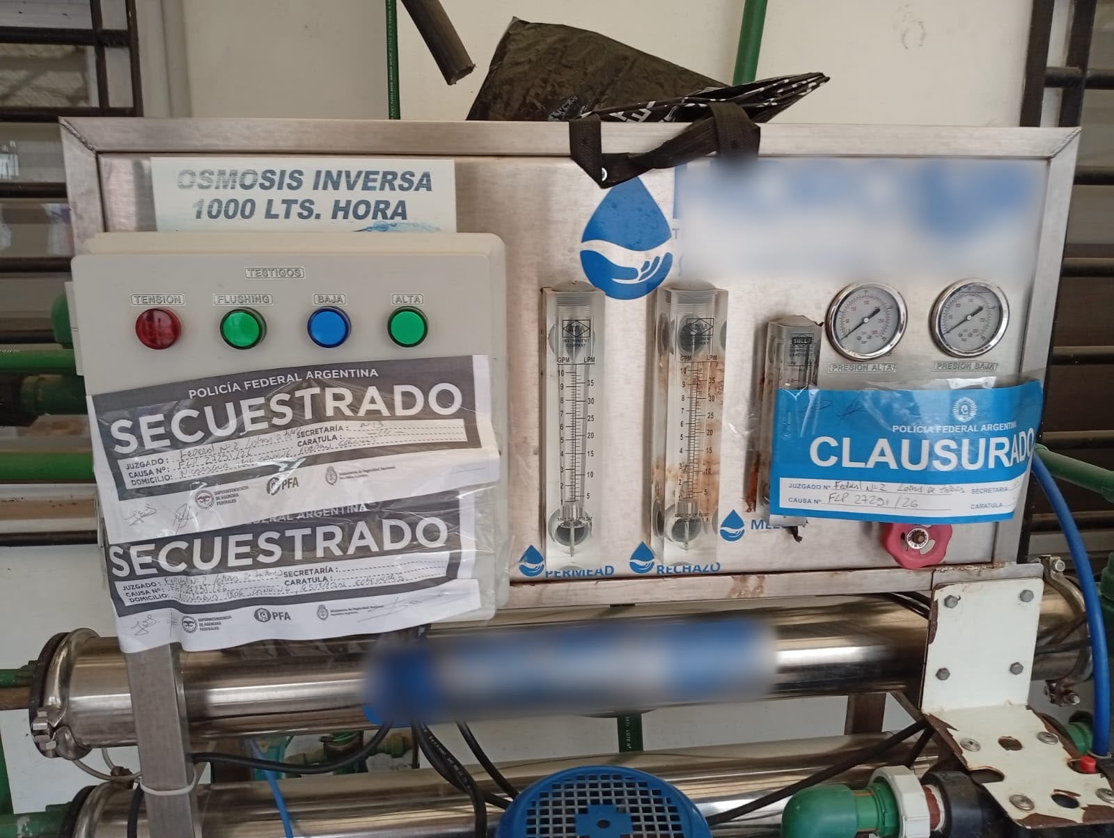 El operativo lo llevó a cabo la PFA junto a la División Unidad Operativa Federal (DUOF) Ezeiza y técnicos especializados del Departamento Delitos Ambientales (Policía Bonaerense)