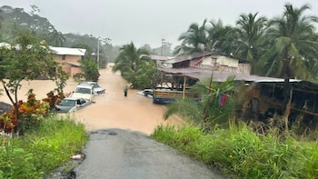 Fuertes lluvias dejan 90 personas evacuadas en Costa Rica ante el avance de la Onda Tropical