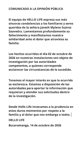 Los directivos del restaurante Hello Life afirmaron que cooperan con las autoridades para esclarecer las causas del siniestro - crédito hellolife.bga/IG