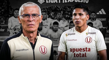 La reacción de Héctor Cúper y los jugadores de Universitario al enterarse que Raúl Ruidíaz podría regresar.