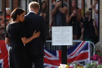 El príncipe Harry y Meghan,