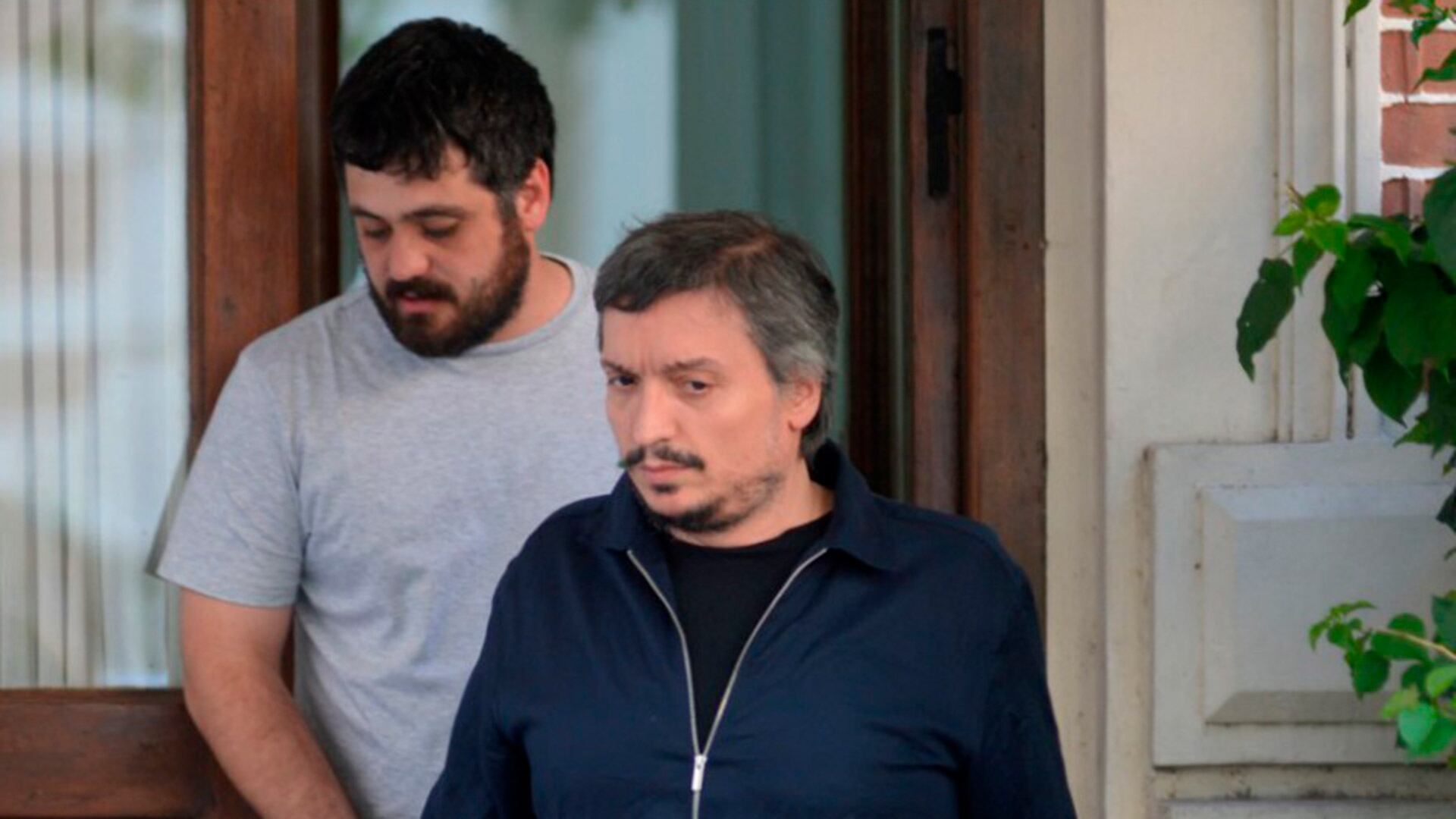 Facundo Tignanelli junto a Máximo Kirchner. El diputado provincial es otro de los apuntados por Larroque