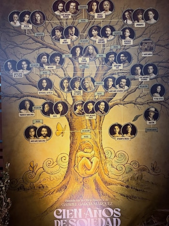 Así quedó el árbol genealógico en la segunda temporada de Cien años de soledad, mostrando las conexiones y descendientes clave de la familia Buendía en la etapa final de la serie - crédito @emmanuelrestrepozapata/ Instagram