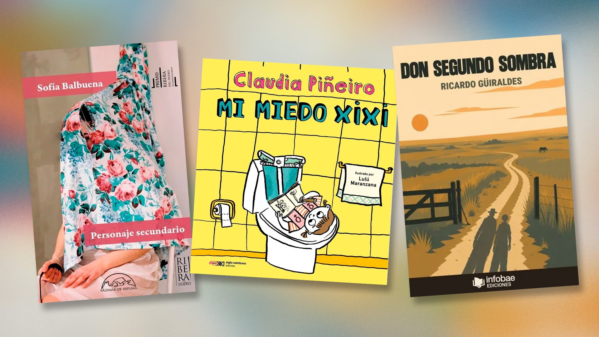 Balbuena, Piñeiro, Güiraldes, tres autores para arrancar con la lectura.