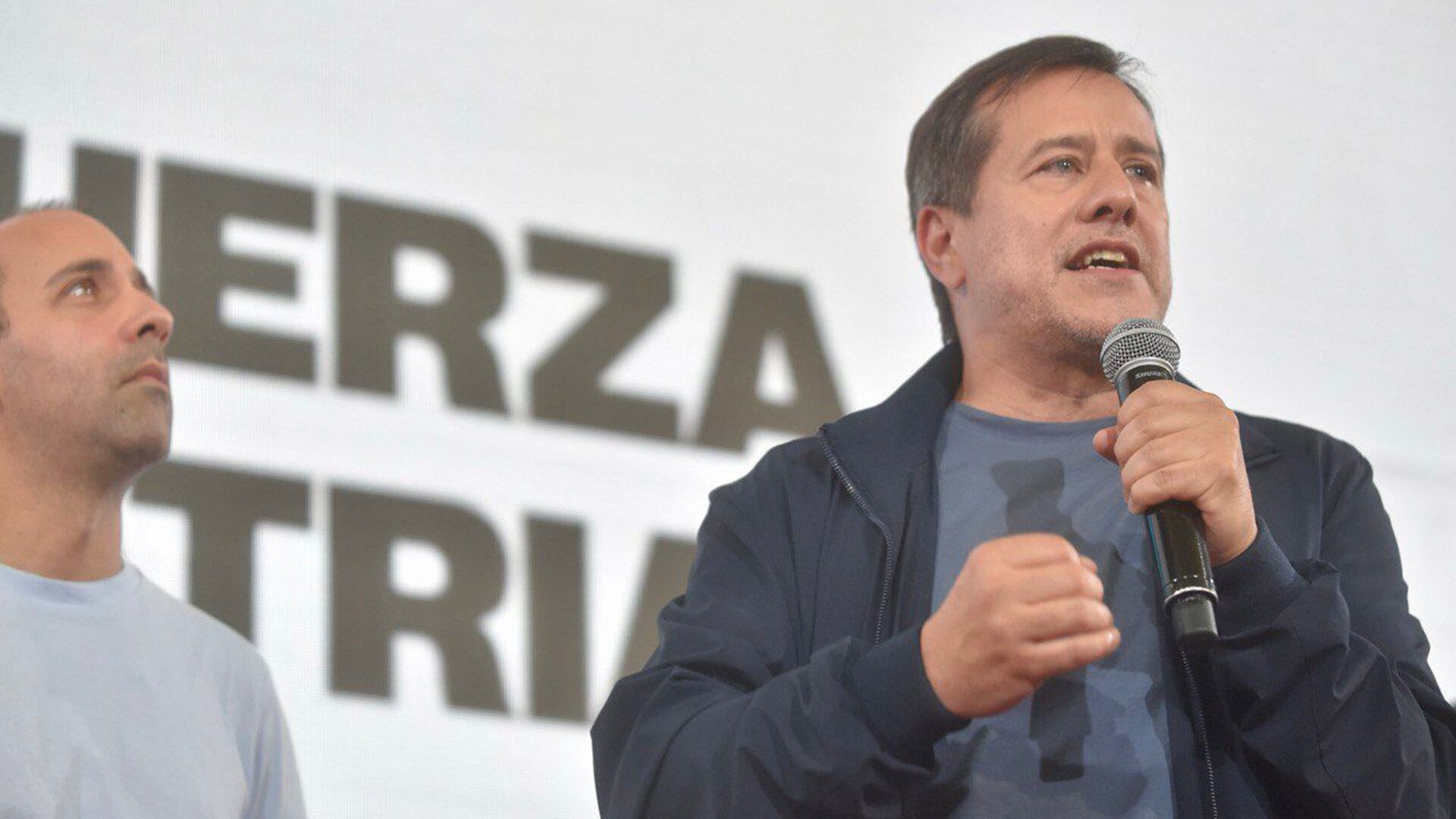 Mariano Recalde junto a Itai Hagman, los principales candidatos de Fuerza Patria en la Ciudad de Buenos Aires