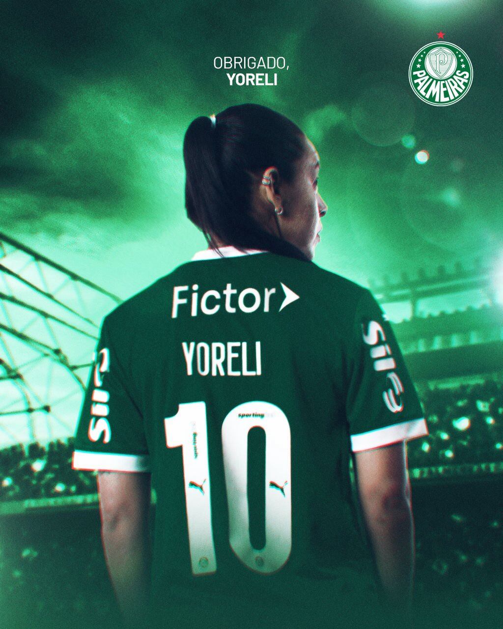 Yoreli Rincón llegó en 2024 al Palmeiras Femeino en la Liga de Brasil - crédito Palmeiras