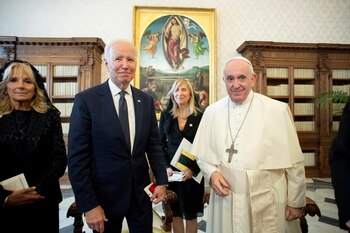 Joe Biden y el papa