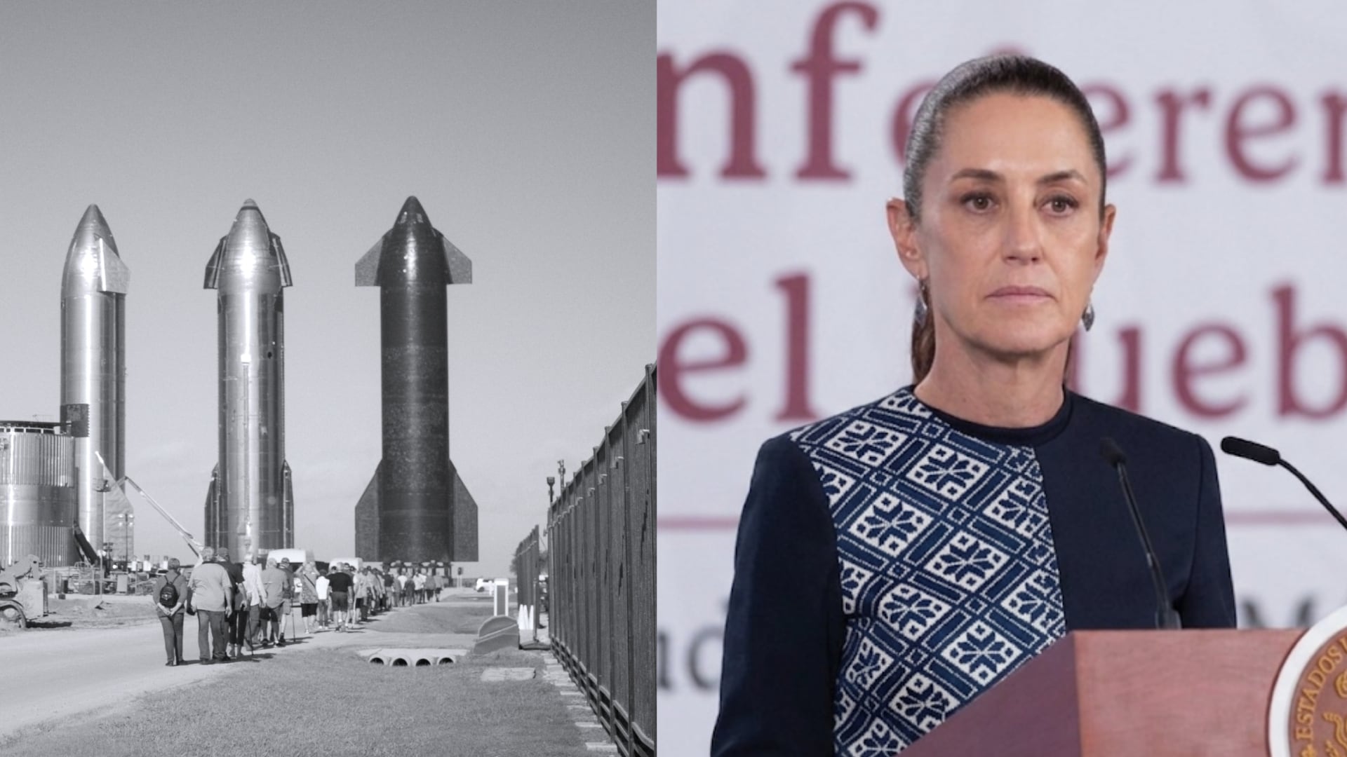 México y EEUU vigilan juntos lanzamientos de SpaceX en el Golfo: Sheinbaum descarta acciones legales por impacto ambiental