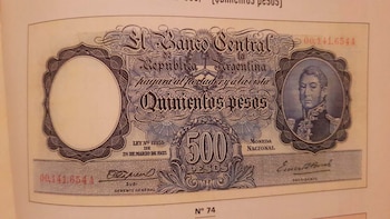 El billete de "San Martín