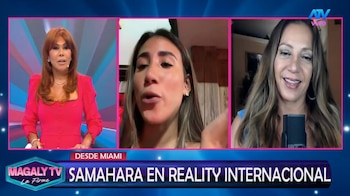 Samahara Lobatón competirá por US$100 mil en reality de prisión: esto dijo sobre sus hijos y Youna. Captura: Magaly TV La Firme.