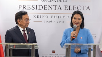 Keiko Fujimori se reunió con José María Balcázar: “Hemos intercambiado ideas y me ha dado varios consejos”