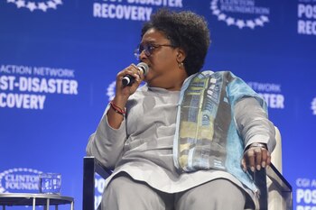 La primera ministra de Barbados