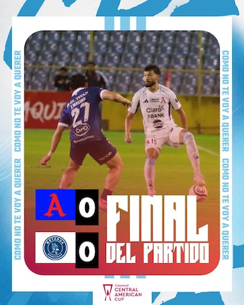La hinchada capitalina se hizo presente para empujar al equipo en el duelo de vuelta, pero el marcador global de 3-0 terminó sentenciando la serie a favor de Motagua (Cortesía: @AlianzaFC_sv).