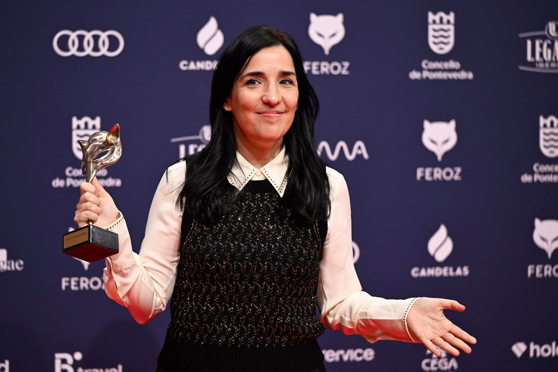 La realizadora Alauda Ruiz de Azua, en la gala de entrega de los Premios Feroz 2026. (EFE/Brais Lorenzo)