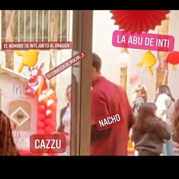 En la fiesta estuvo presente Ignacio Colombara, actual pareja de Cazzu. (Redes sociales)