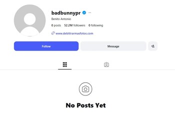 Bad Bunny eliminó los posts