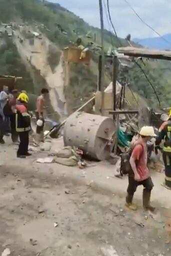 El incidente en Marmato se originó cuando explotó un molino usado para procesar material aurífero cerca del acceso a una bocamina - crédito X