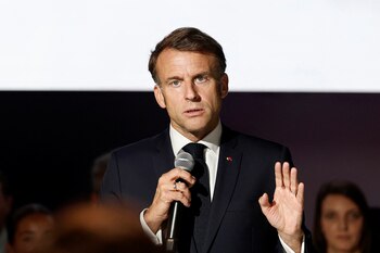 El presidente francés, Emmanuel Macron