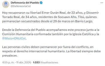 O gabinete do Provedor de Justiça disse que “os civis devem ficar fora do conflito…