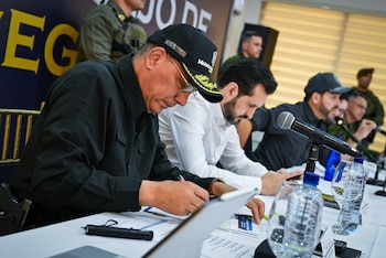 Las autoridades aplicarán procesos de expulsión a personas extranjeras que registran antecedentes judiciales en el departamento - crédito prensa MinDefensa