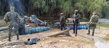 La minería ilegal en esa