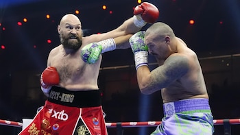 El británico Tyson Fury anuncia