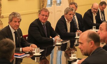 Caputo mantuvo ayer reuniones con