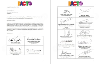 Bancada del Pacto Histórico radicó ante el Congreso una nueva reforma a la salud - crédito Pacto Histórico