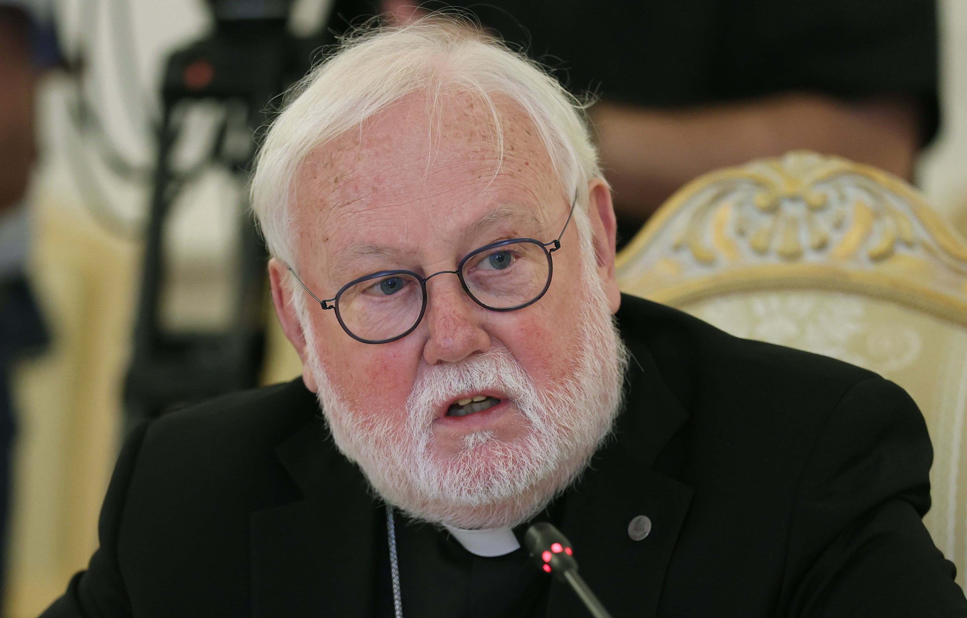 El arzobispo Paul Richard Gallagher, enviado del Vaticano y Secretario para las Relaciones con los Estados y las Organizaciones Internacionales de la Santa Sede EFE/EPA/RAMIL SITDIKOV/REUTERS / POOL