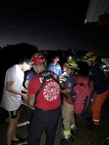 La mujer herida fue estabilizada