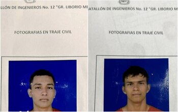 Los uniformados escaparon durante la