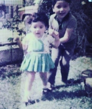 Fabián y Laura, los hermanos