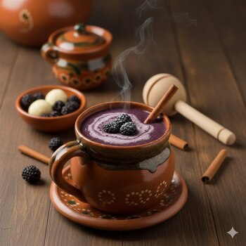 Una bebida tradicional con un