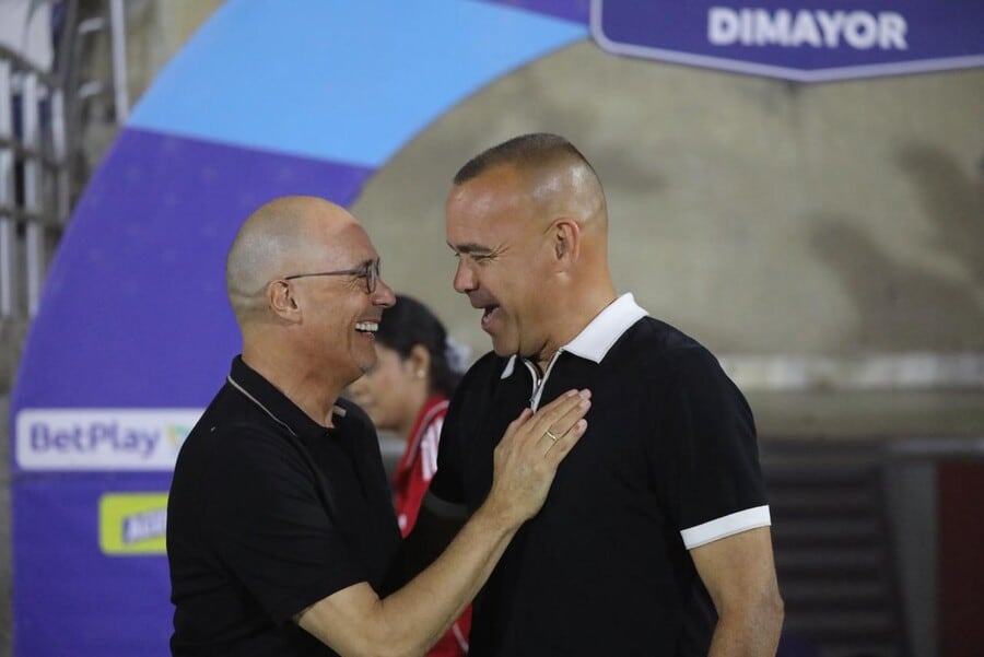 Alfredo Arias, técnico de Junior, nunca descifró la táctica de su colega Rafael Dudamel - crédito Jairo Cassiani/Colprensa