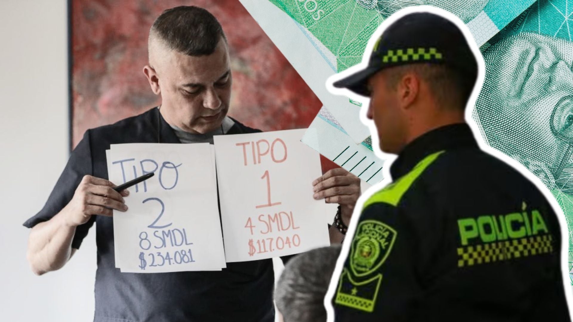 Aumento del salario mínimo para 2026 incrementará el valor de las multas en Colombia: así quedarán los valores