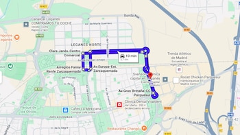 Recorrido de las primeras pruebas