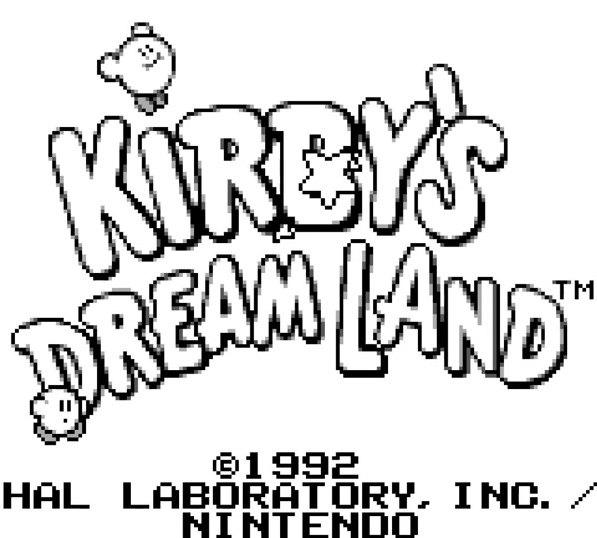 Kirby’s Dream Land - HAL Laboratory - Nintendo