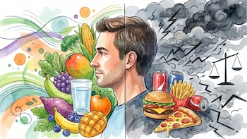 Qué alimentos comunes elevan el cortisol y frenan la producción de testosterona, según expertos