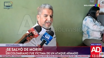 El colombiano brindó su testimonio