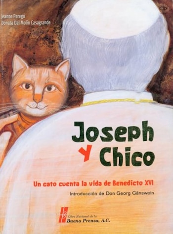 La autora italiana Jeanne Perego partió de la relación del Papa con el gato Chico para escribir un libro para niños. (Amazon)