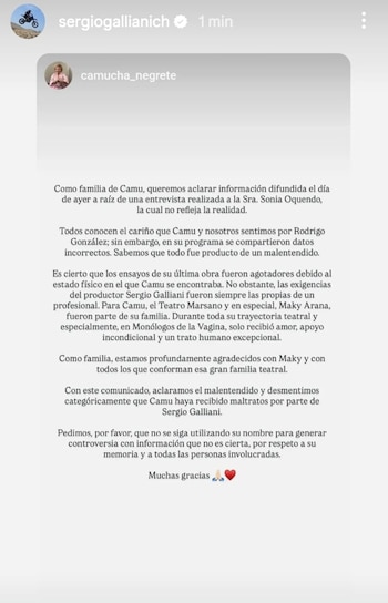 Familia de Camucha Negrete se