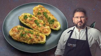 Dani García, chef: “Estos calabacines rellenos me recuerdan a mi época en la escuela; son saludables y solo se preparan con verduras y arroz”