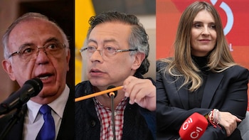 Iván Velásquez, Paloma Valencia y Gustavo Petro - crédito Luisa González/REUTERS/Colprensa/Andrea Puentes/Presidencia