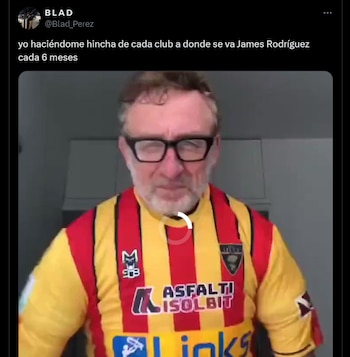 Meme por llegada de James