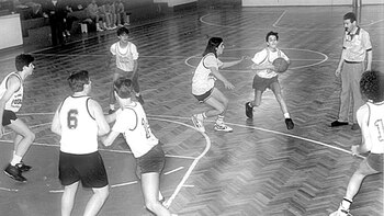 Manu Ginóbili, en sus inicios